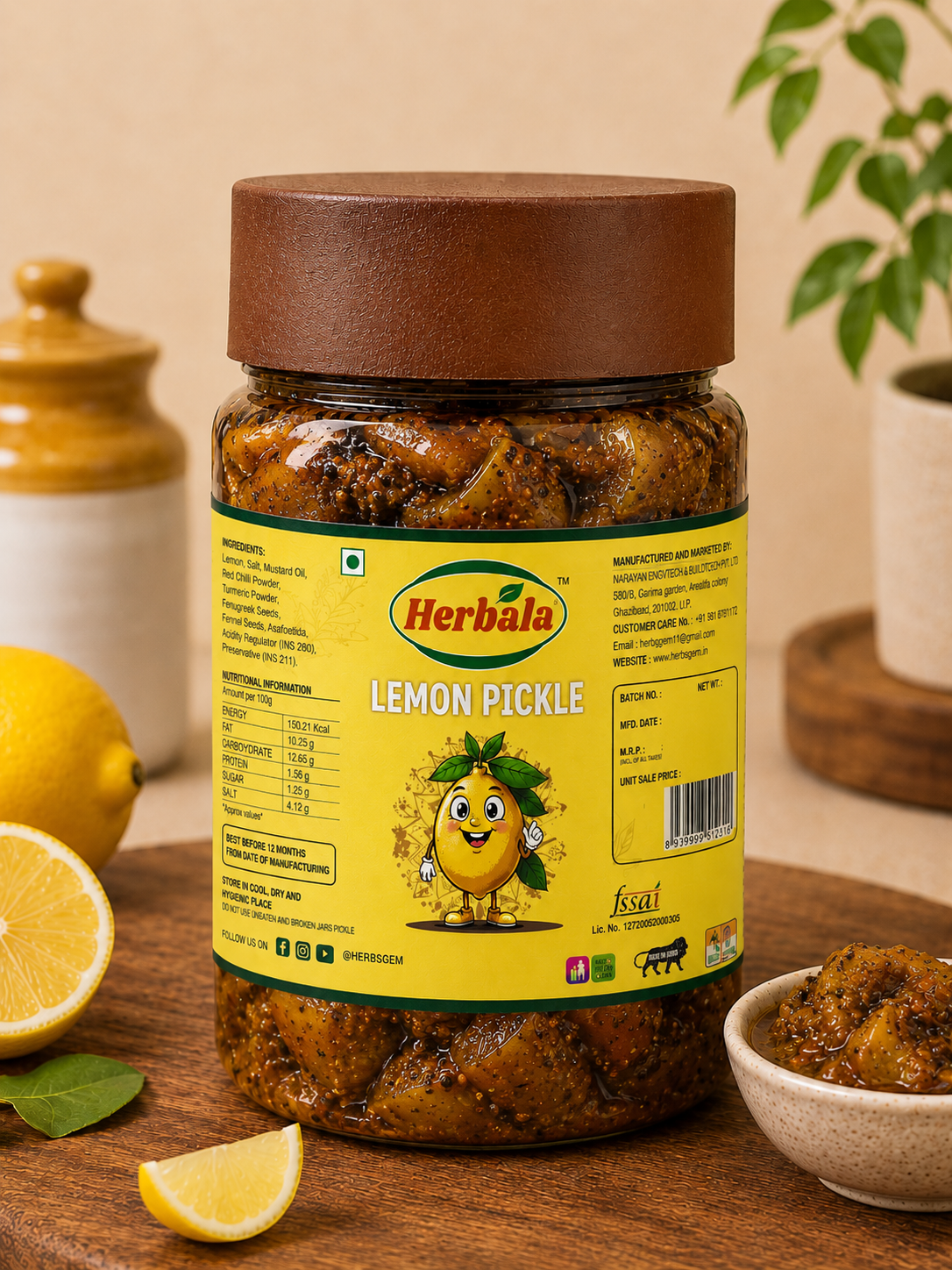 Premium Lemon Pickle 275gm