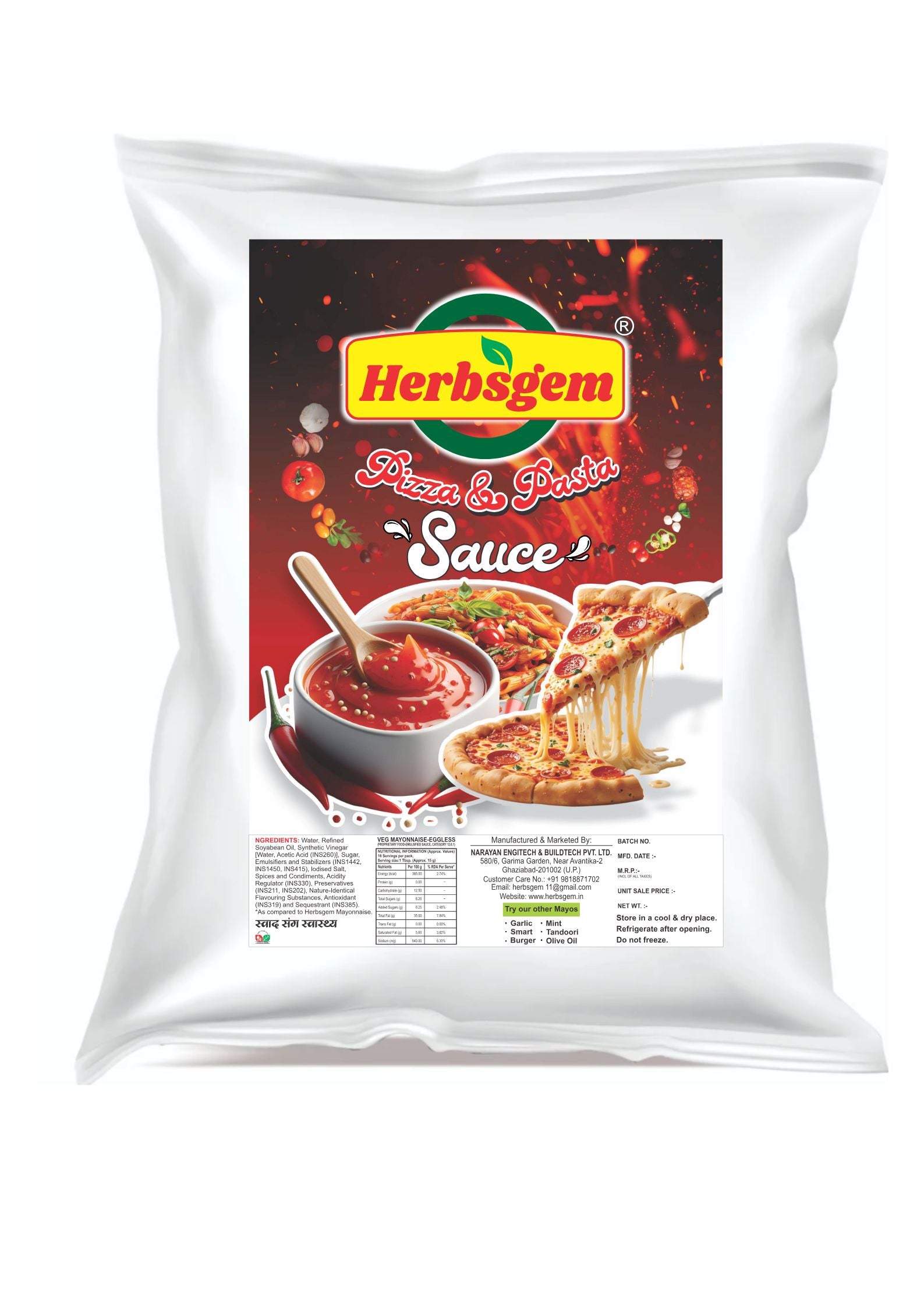 Premium Pizza-Pasta Sauce (Newly launched)