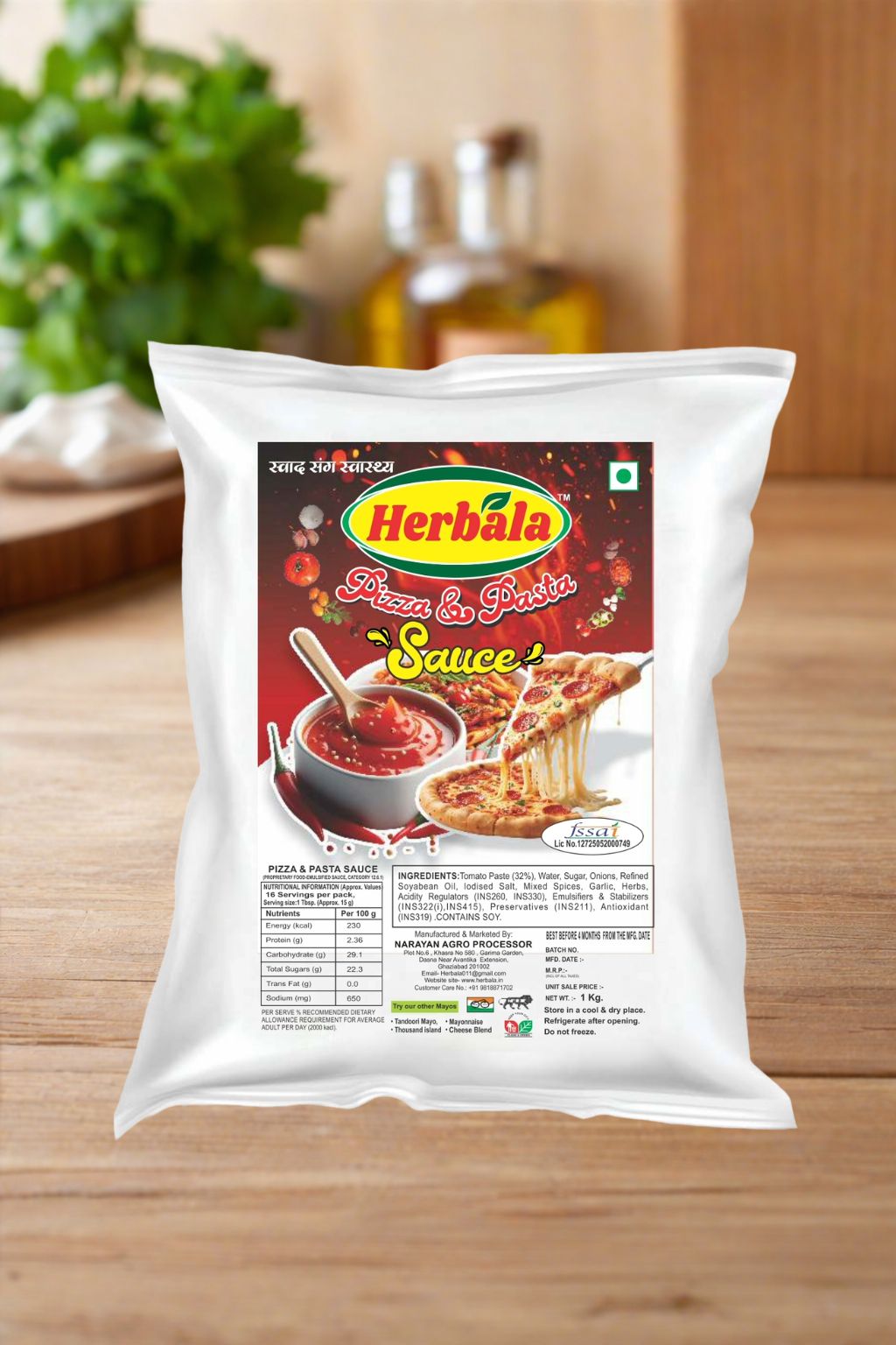 Premium Pizza-Pasta Sauce